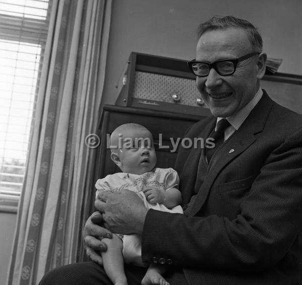 Muldoon children with new baby, September 1966