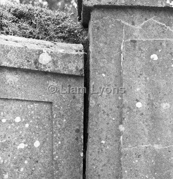 Subsidence damage at Knockroosky house, 1967