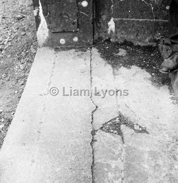 Subsidence damage at Knockroosky house, 1967