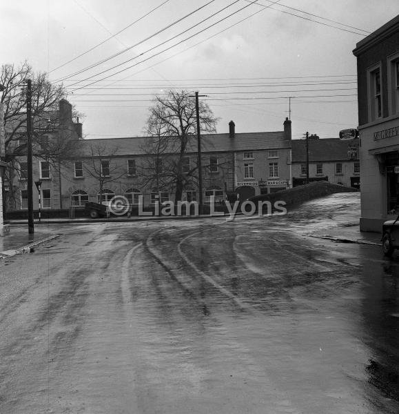 Scene of accident at Bridge St, January 1967