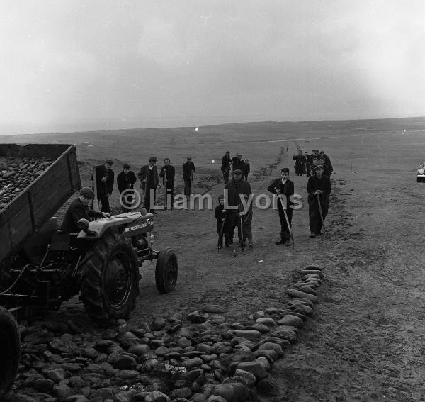 Doohoma road work in progress, February 1967