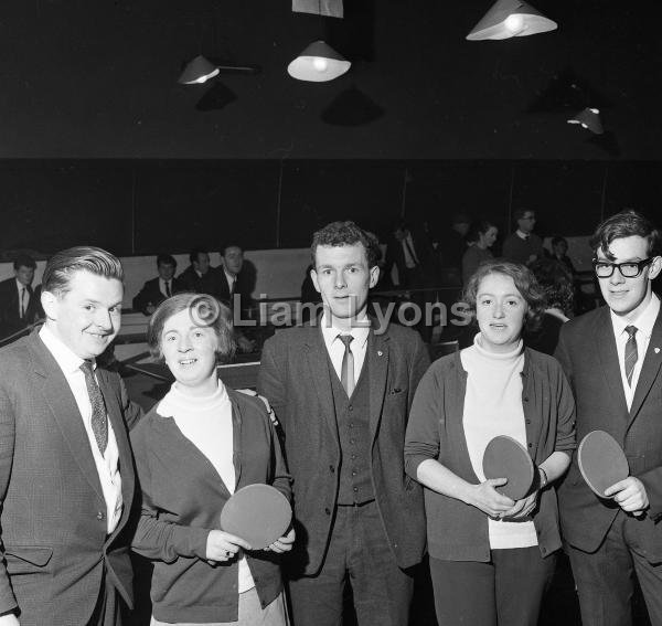 Mayo Table-tennis Championships in Pavillion Westport, February 1967