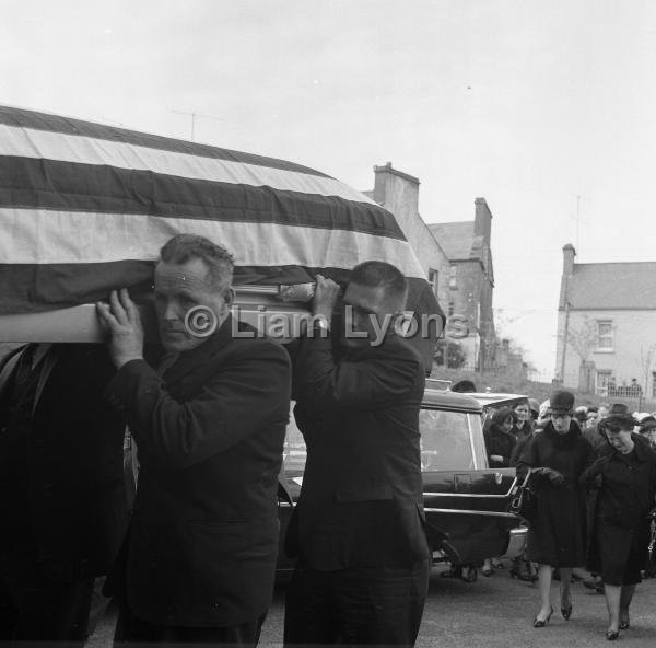 Funeral of Funeral of Patrick Gallagher, Ballyhaunis, killed in Vietnam, April 1967