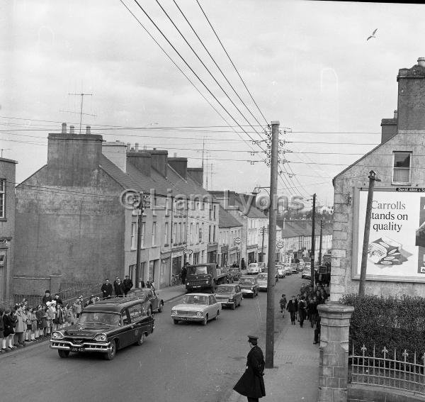 Funeral of Funeral of Patrick Gallagher, Ballyhaunis, killed in Vietnam, April 1967