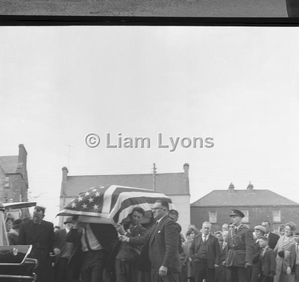 Funeral of Funeral of Patrick Gallagher, Ballyhaunis, killed in Vietnam, April 1967