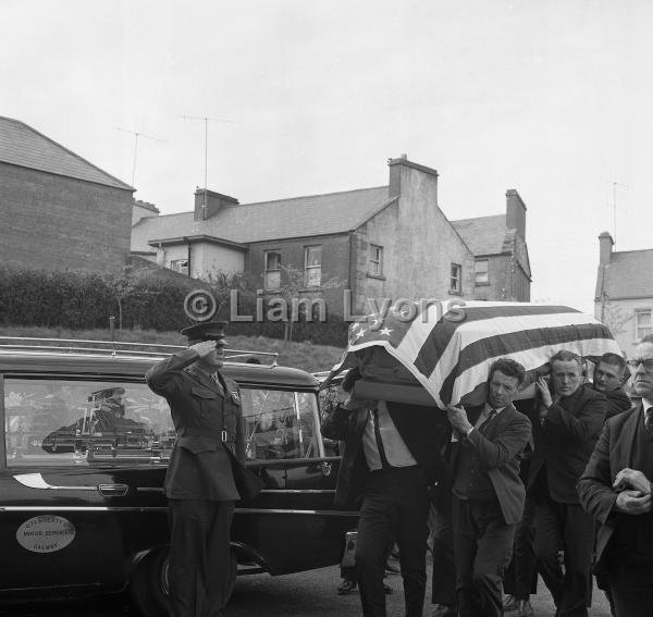 Funeral of Funeral of Patrick Gallagher, Ballyhaunis, killed in Vietnam, April 1967