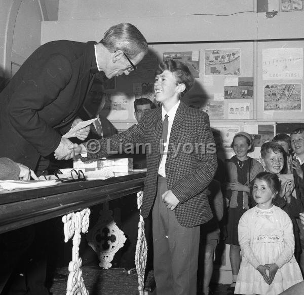 Prize giving at Castlebar Art Centre, May 1967