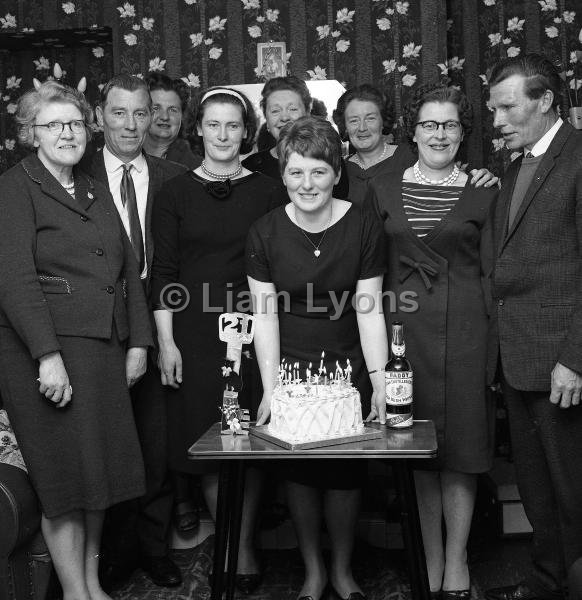 Mary Higgins 21st Birthday Party, May 1967