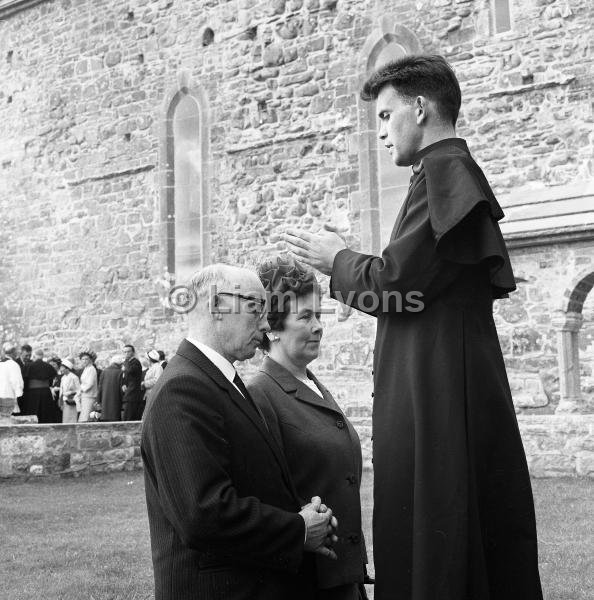 Fr Mc Grath blessing his parents, June 1967