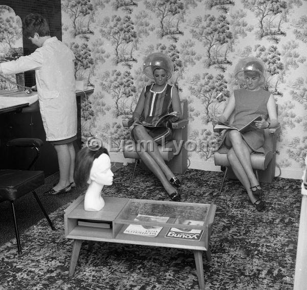 The Hairdressing Saloon in Belclare House, July 1967