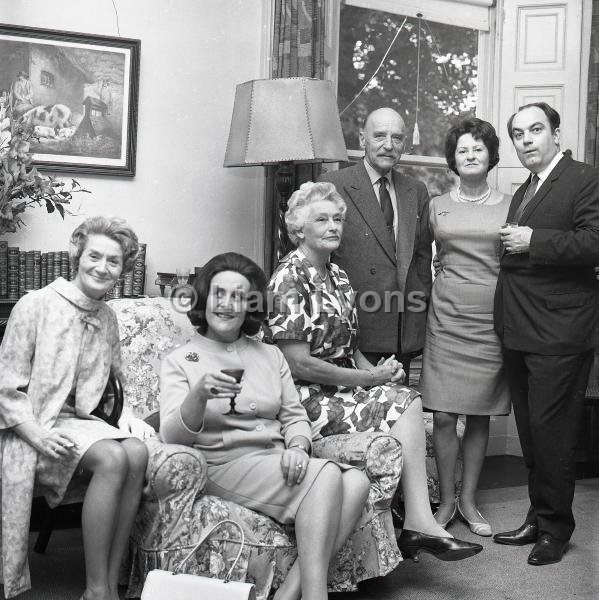 Reception for Opera Cast in Courtney Kenny's House,  September 1967