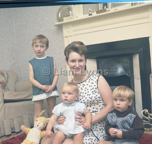 Mrs Don McBride & family,  September 1967