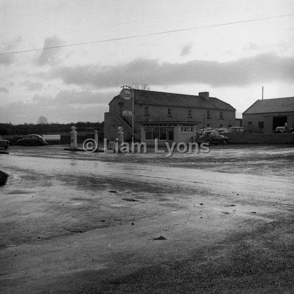 Petrol pump site at Ballintubber,  November 1967