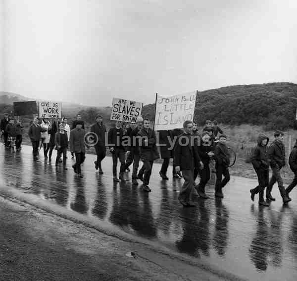 Protest Walk in Achill