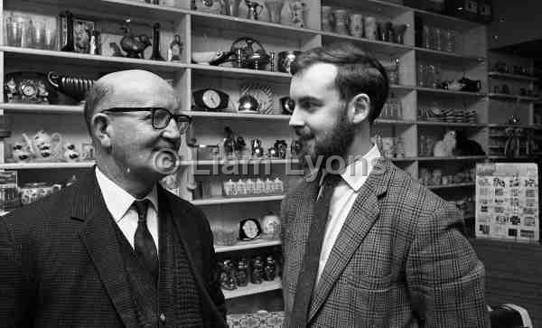 John Mc Ellin & his dad in furniture store