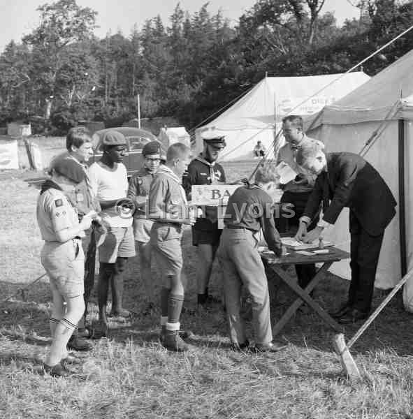 Scout Camping in Westport House grounds