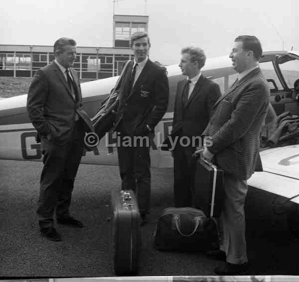 Golfers arriving at Castlebar Airport