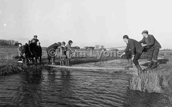 Flooding of bridge in Garrymore.