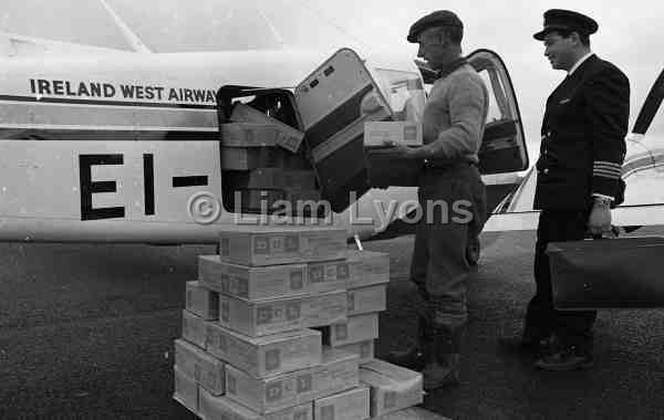 Yeast for O' Connors Bakery delivered by Ireland West Airways. 