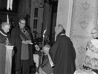 Knights of Malta Parade Castlebar, 1965 - Lyons0000340.jpg  Knights of Malta Parade Castlebar, 1965  Archbishop J Walsh accepting an honoury award from the order. : Castlebar, collection, Knights, Malta, Parade
