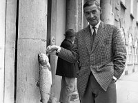 Mr Kirkpatrick British Angler with his catch, 1965 - Lyons0000374.jpg  Mr Kirkpatrick British Angler with his catch, 1965 : Angler, British, Collection, Kirkpatrick