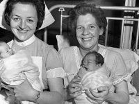Mrs Eamon Duffy & her twins & her nurse, 1965 - Lyons0000378.jpg  Mrs Eamon Duffy & her twins & her nurse, 1965 : collection, Duffy, Eamon, twins