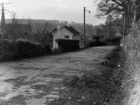 Road to the Pavillion Ballroom, 1965. - Lyons0000392.jpg  Road to the Pavillion Ballroom, 1965. Objection by Tommy Tunney Proprietor of the Pavillion Ballroom to the condition of the roads & walls to the Ballroom. : Ballroom, collection, Pavillion, Road