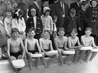 Offical Opening of Castlebar swimming pool, May 1966 - Lyons0000516.jpg  Swimmers at Opening of Castlebar pool, May 1966 : Castlebar, Lyons, Offical, Offical Opening, Opening, pool, swimming
