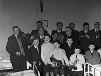 Children & adult musicians visiting the Sacred Heart Home, Castlebar to entertain the patients, January 1966 - Lyons0000533.jpg  Children & adult musicians visiting the Sacred Heart Home, Castlebar to entertain the patients, January 1966 : adult, Castlebar, Children, Heart, Home, Lyons, musicians, Sacred, visiting