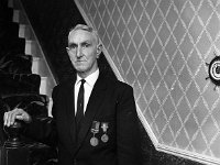 Josie (Knave) O' Toole with service medals & 1916 medal, April 1966 - Lyons0000563.jpg  Josie (Knave) O' Toole with service medals & 1916 medal, April 1966 : Josie, Lyons, medals, service, Toole, with