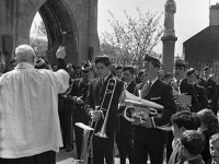 Blessing the Castlebar Brass Band, May 1966 - Lyons0000570.jpg  Blessing the Castlebar Brass Band, May 1966 : Band, Blessing, Brass, Castlebar, Lyons