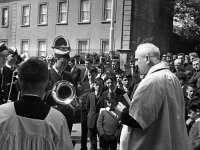 Blessing the Castlebar Brass Band, May 1966 - Lyons0000572.jpg  Blessing the Castlebar Brass Band, May 1966 : Band, Blessing, Brass, Castlebar, Lyons