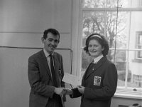 Colman Morrisey presents cheque, April 1967 - Lyons0000770.jpg  Colman Morrisey presents cheque, April 1967 : Colman, Morrisey, presents