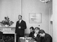 Junior Chamber Debate in Breaffy House - Lyons0001016.jpg  Junior Chamber Debate in Breaffy House, January 1968. Castlebar Team : Padraig Flynn, to his right Iarla Mongey & John Kilkelly. Original folder, 1968 Misc : Junior chamber