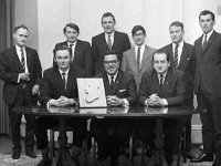 Castlebar Junior Chamber of Commerce - Lyons0001100.jpg  Castlebar Junior Chamber of Commerce .At presentation to visiting President in Breaffy House with representatives from Castlebar & Mayo Junior Chambers of Commerce. Original folder, 1968 Misc : Castlebar, Junior Chamber