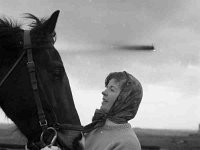 Marion Cunniffe Castlebar schooling a horse - Lyons0001263.jpg  Marion Cunniffe Castlebar schooling a horse. Article for Womans Way. : Marion Cunniffe