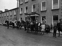 Horses outside Jeffer's Hotel Westport - Lyons0001382.jpg  Horses outside Jeffer's Hotel Westport. Photo for Frank Gillivan Westport.