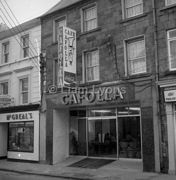 Coca Cola sign for Cafolla Westport