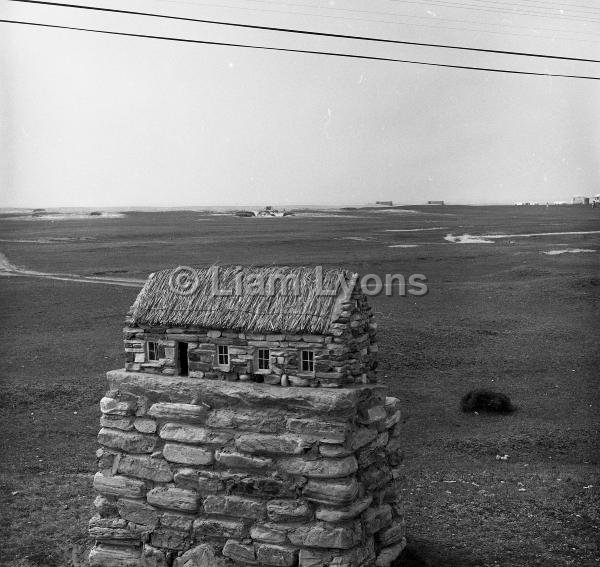 A model of Mr Tom Mc Namara's Boley House at Keel Sandybanks