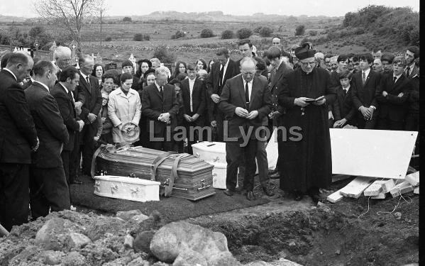 Funeral drowning victims - Mrs O' Sullivan & her three children