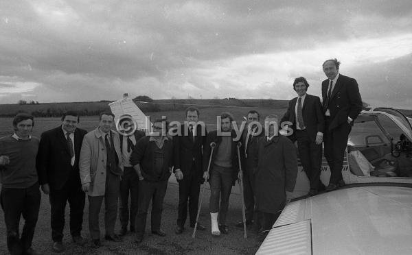 Arrival of Joe Early at Castlebar Airport