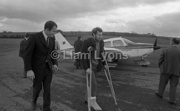 Arrival of Joe Early at Castlebar Airport