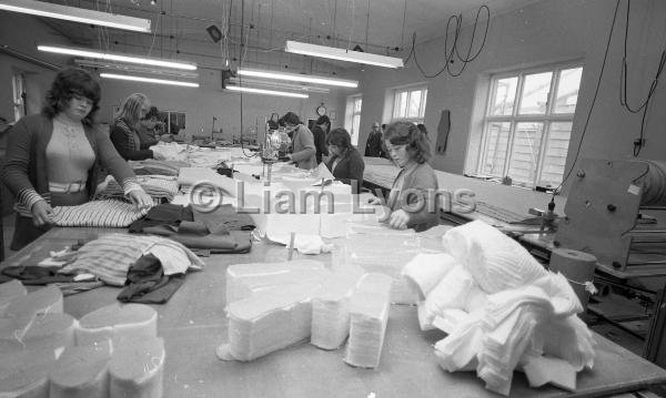 Interior of Gaeltara Eireann factory Tourmakeady