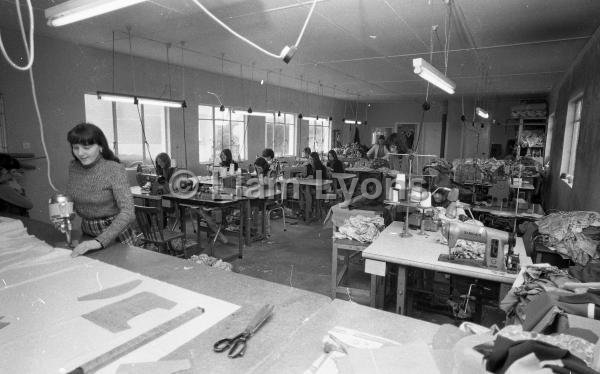 Interior of Gaeltara Eireann factory Tourmakeady