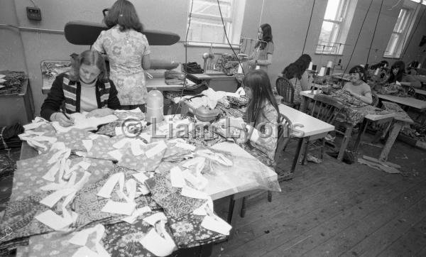 Interior of Gaeltara Eireann factory Tourmakeady