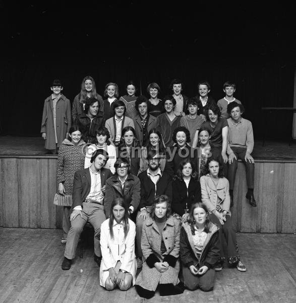 School group in the Town Hall Claremorris