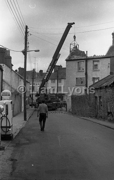 Higgin's house Claremorris being demolished