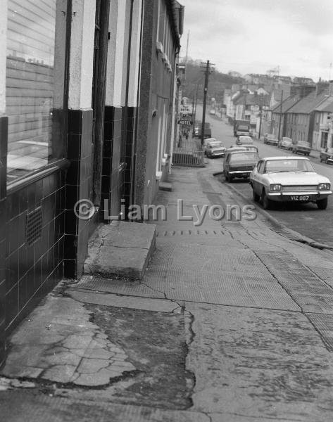 Condition of the footpath James St Westport