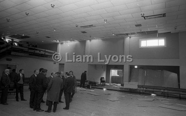 Explosion in Claremorris Town Hall.