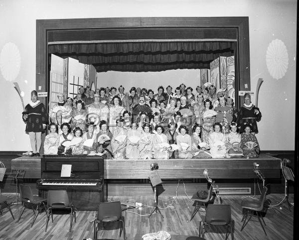 Westport Cast of Mikado Opera.